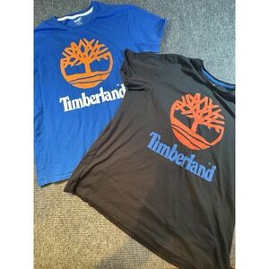 Lot Of 2 Timberland Kennebec River Tree T-Shirt Size 3XL 100% Organic Cotton
